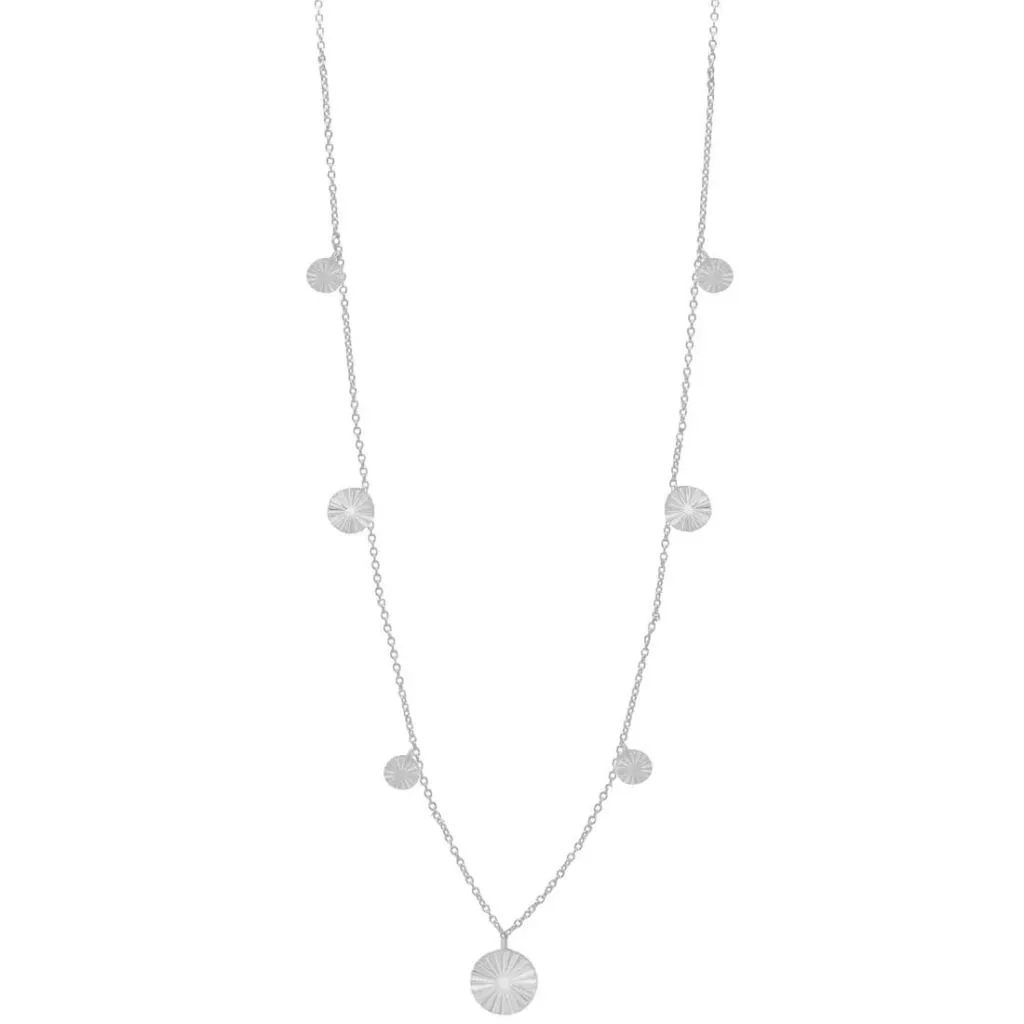 Aqua Dulce Line halskæde i sølv til kvinder