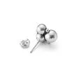 Sølv Grape earstud fra Georg Jensen
