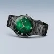 Bering 15240-728 mandur med quartz urværk og grøn urskive


