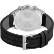 Elegant Hugo Chase herreur 46 mm sort urskive