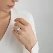 Georg Jensen Mercy ring i sølv til kvinder med elegant design