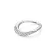 Luksus Georg Jensen Offspring Ring med Diamant til Kvinder