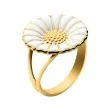 Georg Jensen Daisy Stor Ring i Forgyldt Sølv – Blomsterdesign for Kvinder