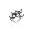 Georg Jensen Moonlight Grapes Stor Ring i Sølv - Elegant design

