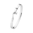 Close-up of Georg Jensen Torun Bangle 204 Silver YG XL