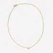 Elegant halskæde ByBiehl Stardust 3-4606a-GP med zirconia