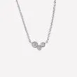 Stardust halskæde 3-4606a-R i sølv med syntetisk zirconia, byBiehl