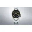 Seiko Sportsur SRPK99K1 med mineralglas og sort urskive

