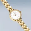 22 mm quartz dameur i guld