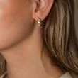ByBiehl Stardust Øreringe 4-4605a-GP forgyldt smykke til kvinder