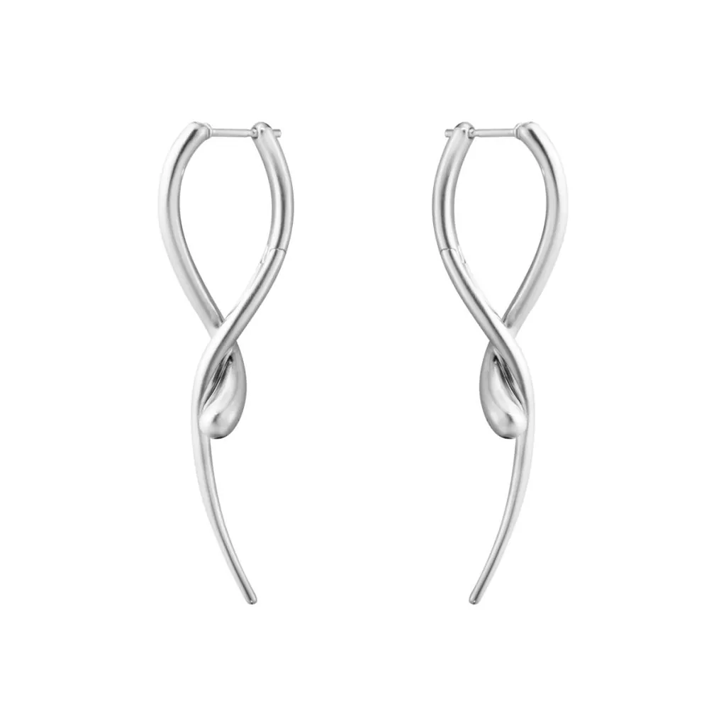 Georg Jensen Mercy Long Øreringe sølv

