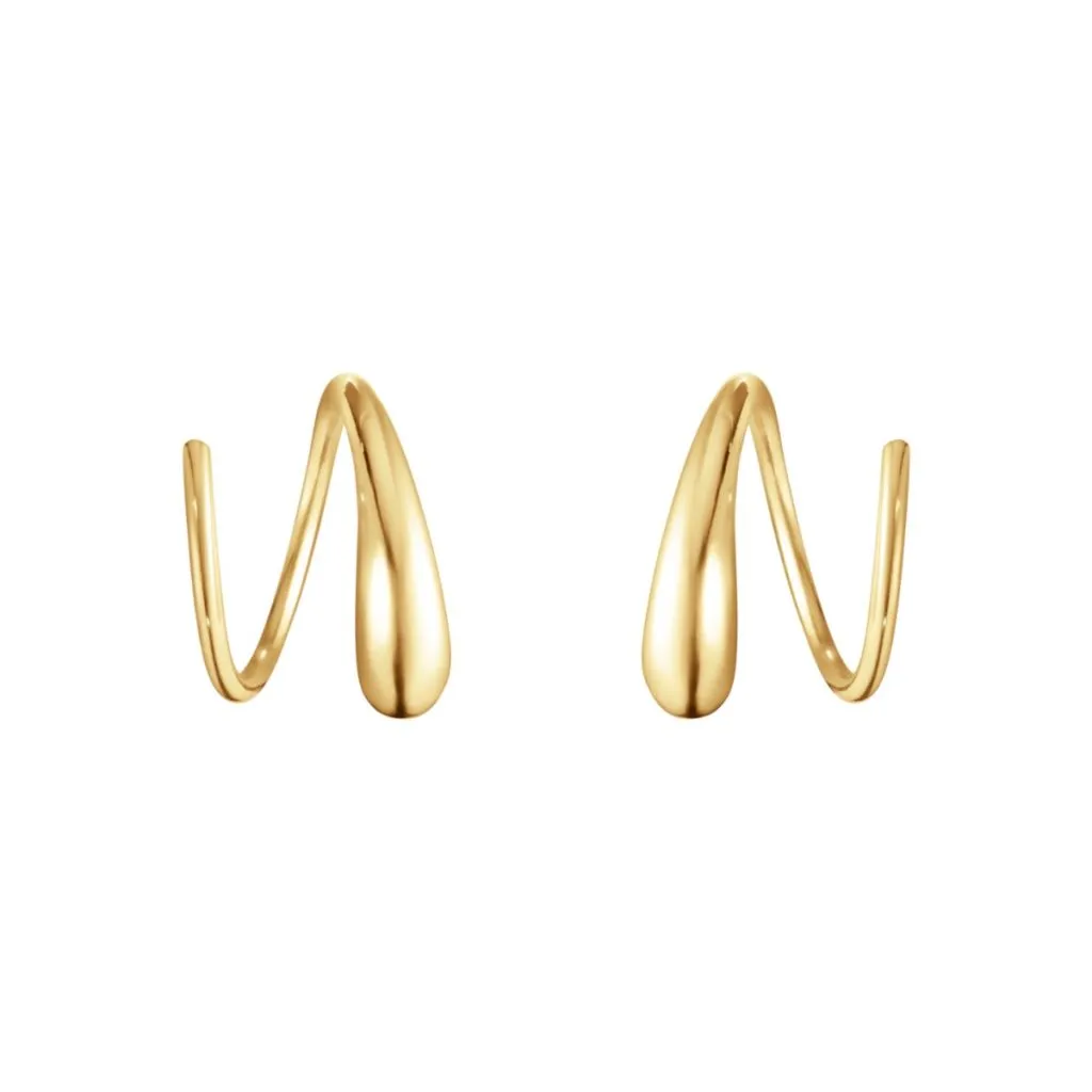 Georg Jensen Mercy Swirl Earring 1636A YG Ørehænger