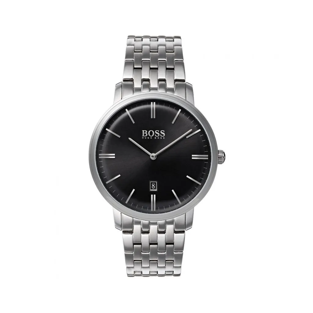 Hugo Boss 1513536 herreur med sort urskive og quartz urværk