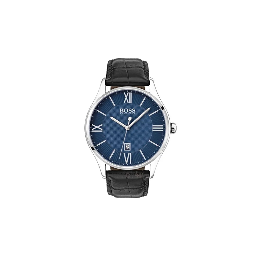 Hugo Boss Governor herreur 1513553 med sølv 42mm urskive