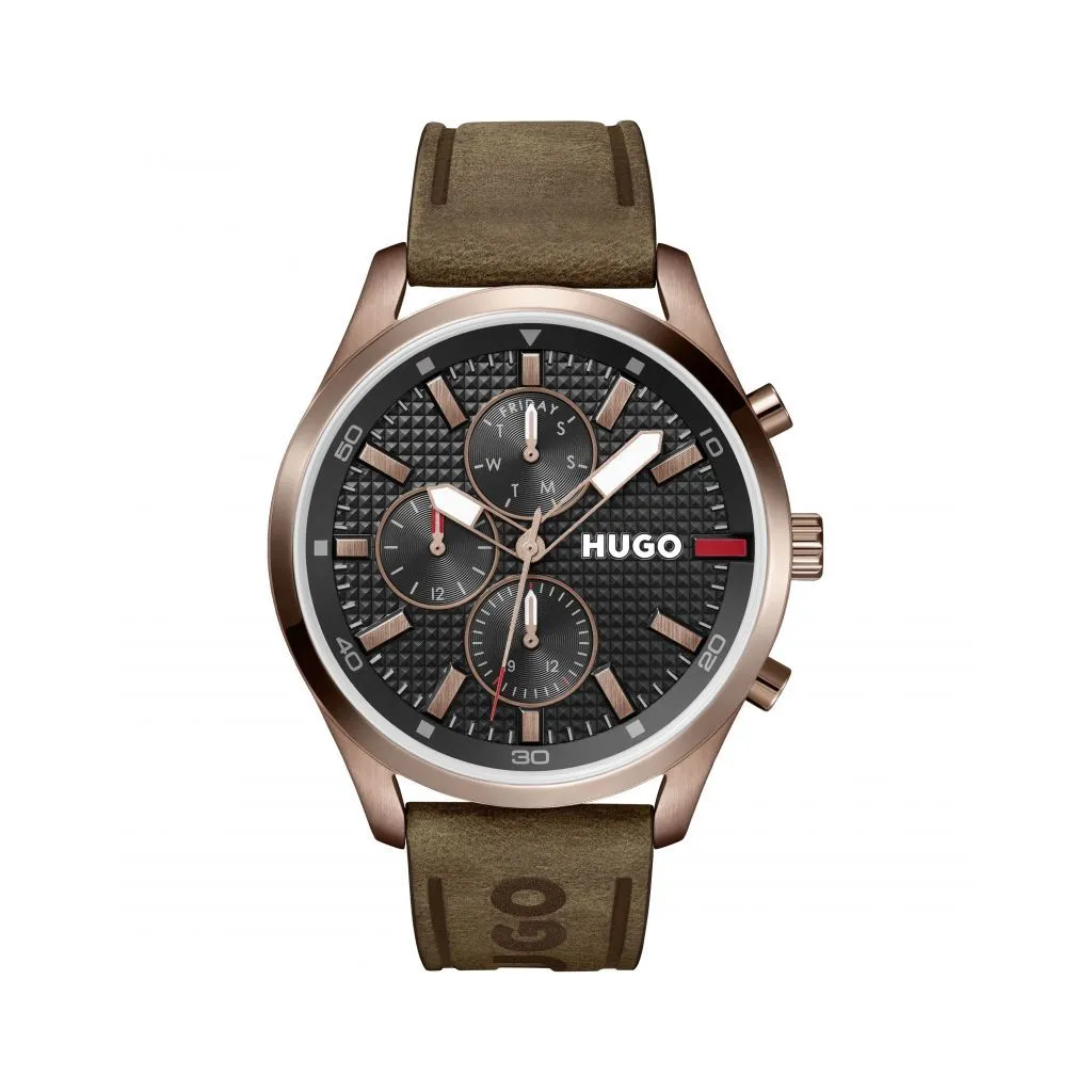 Hugo Boss Chase herreur 1530162 med sort urskive og quartz urværk