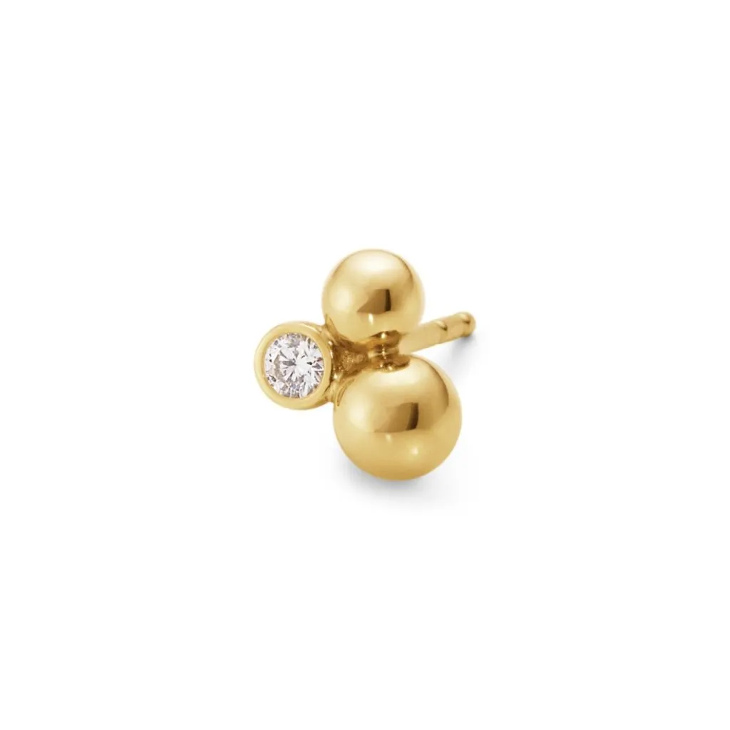 Georg Jensen - GRAPE EARSTUD 1551D YG DIAMOND 0.07 CT - 20000663