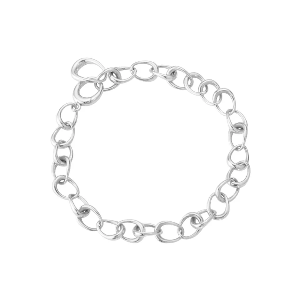 Georg Jensen Offspring link armbånd i sølv med elegant design

