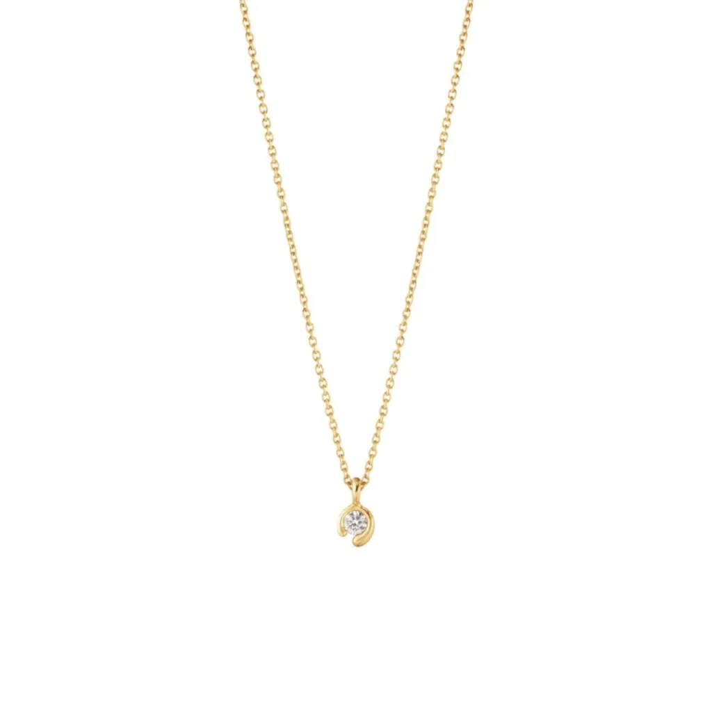 Georg Jensen Mercy Solitaire Pendant 1636C med diamant