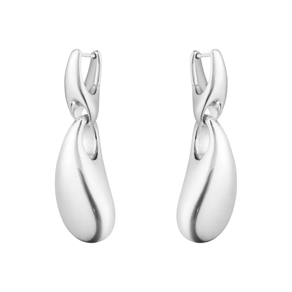 Georg Jensen Reflect drop ørering 652C sølv
