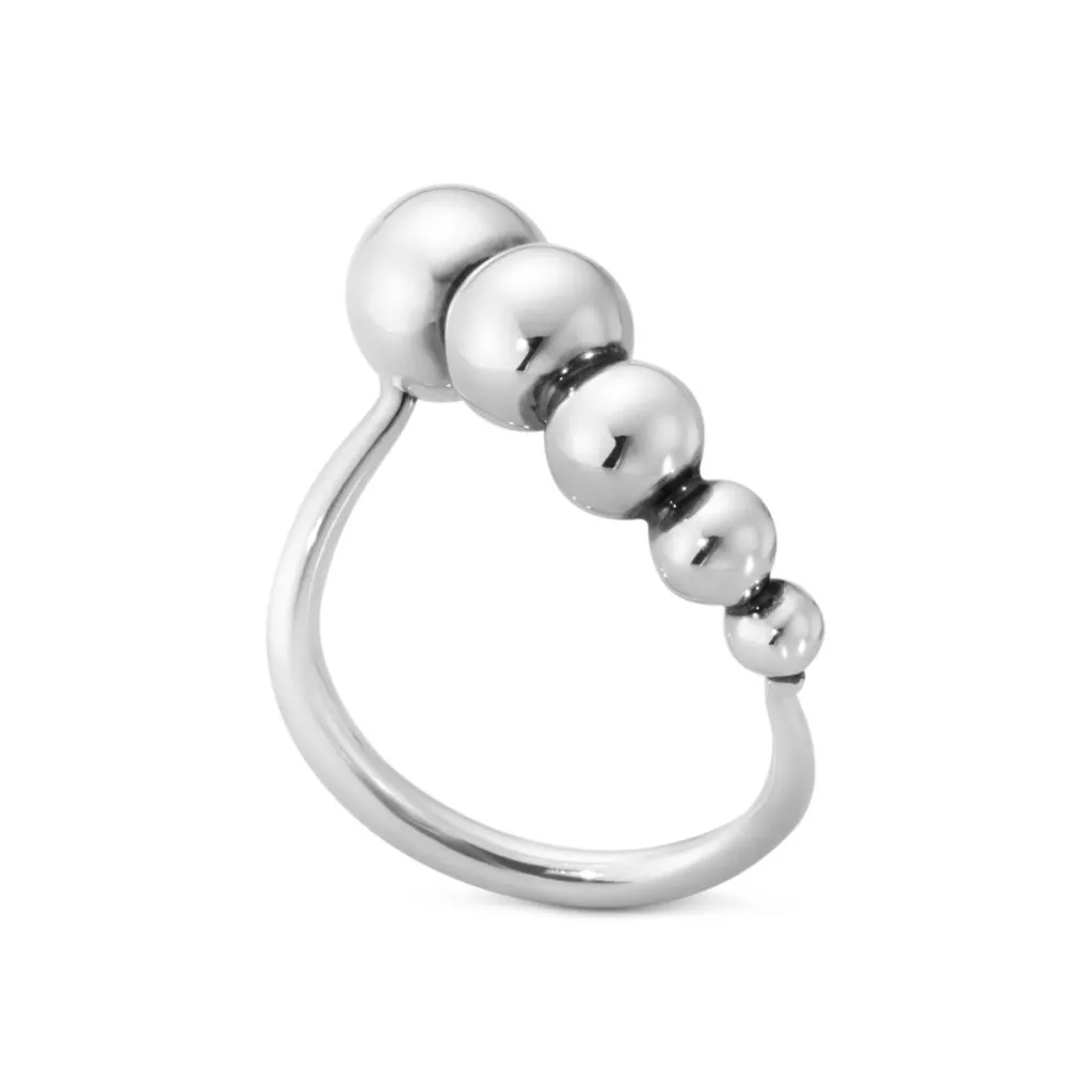 Georg Jensen Moonlight Grapes Ring i Sølv - Elegant design

