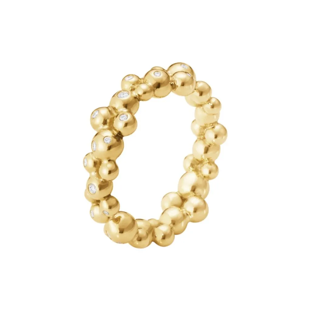 Georg Jensen Moonlight Grapes ring i guld – elegant design til kvinder

