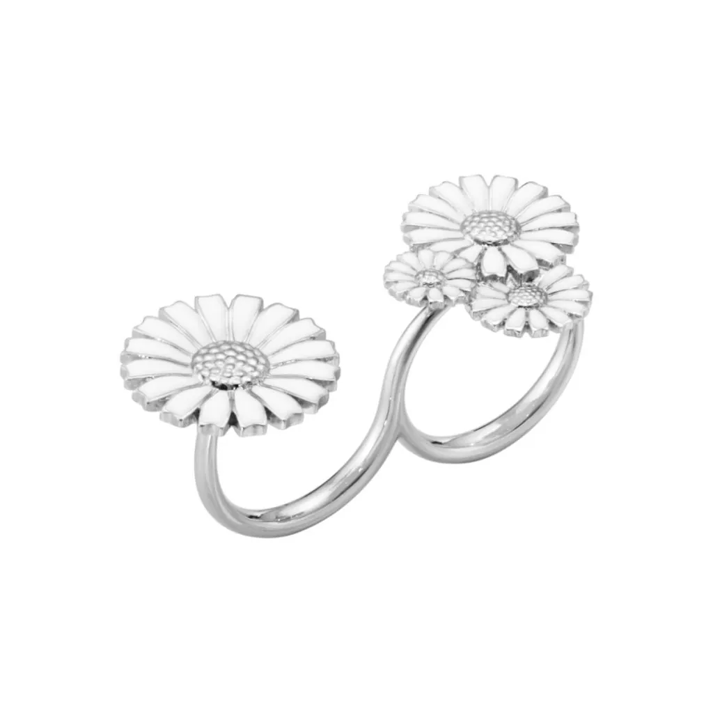 Georg Jensen Daisy Double Ring i Sølv - Elegant og tidløs

