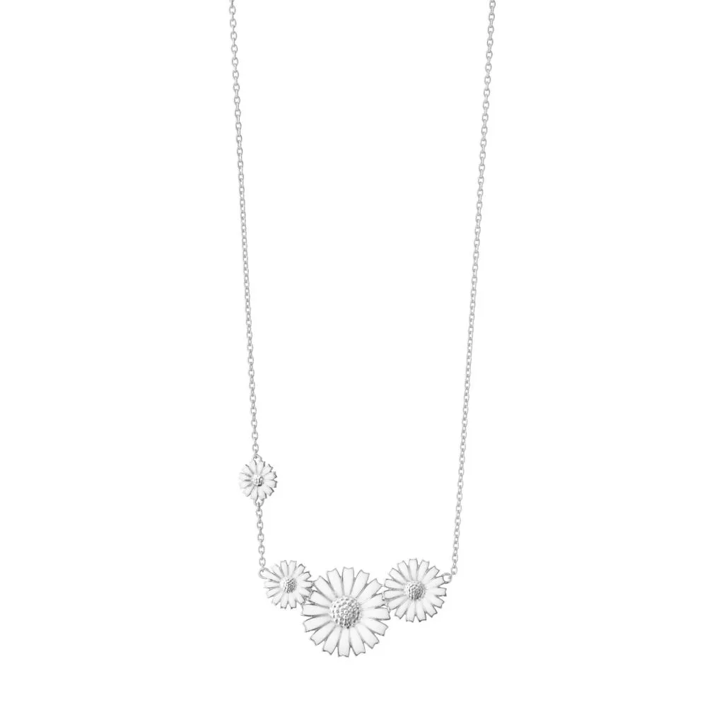 Georg Jensen - Daisy 4 Flower - Halskæde - 20001533