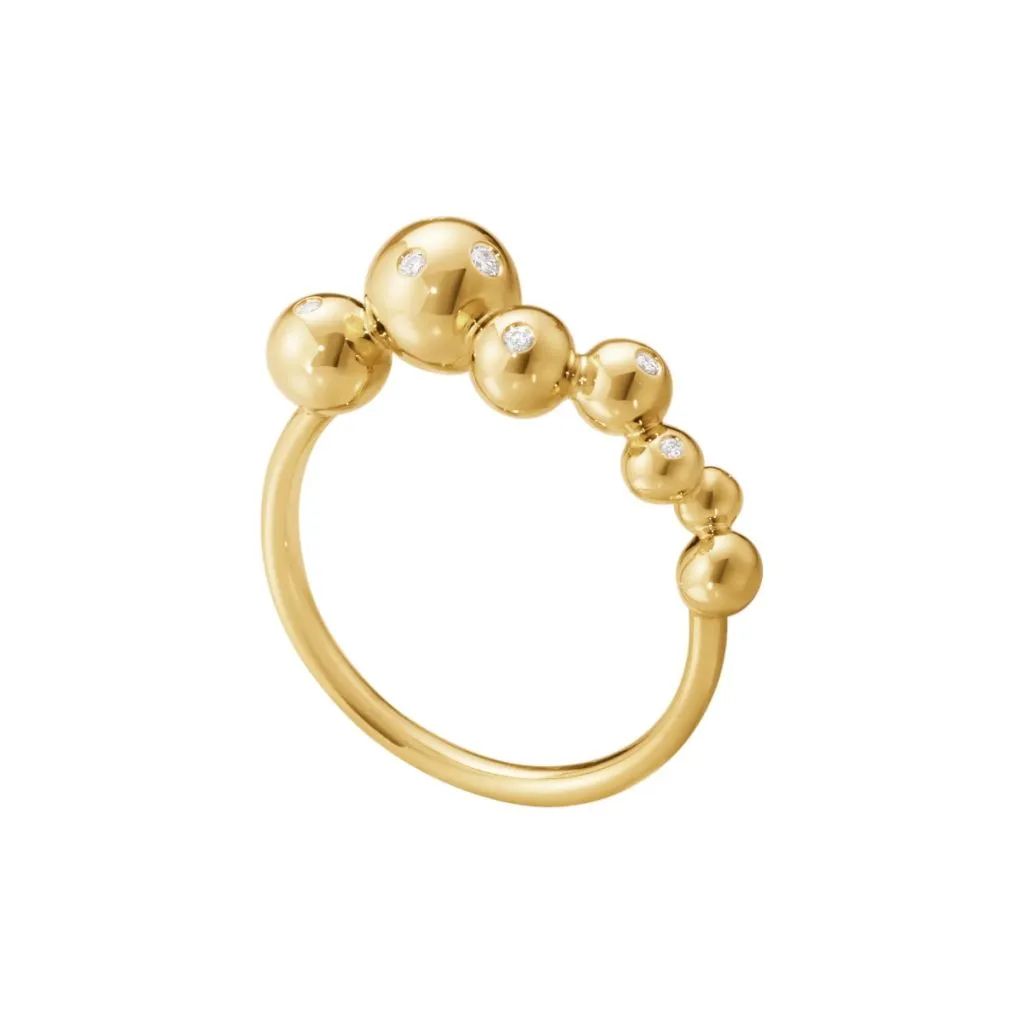 Georg Jensen Moonlight Grapes guld ring til kvinder - 20001635

