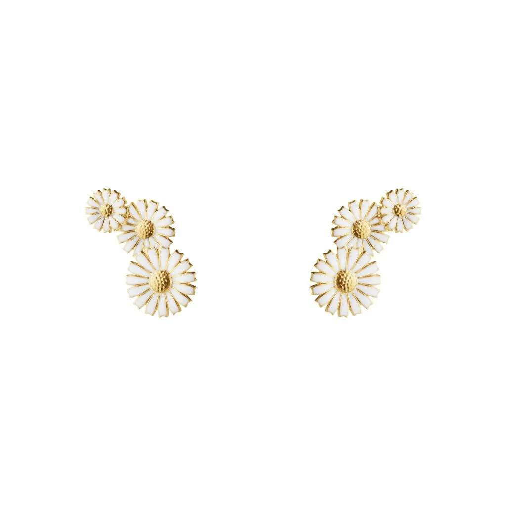 Georg Jensen - Daisy 3 Flower - Øreringe - 20001665