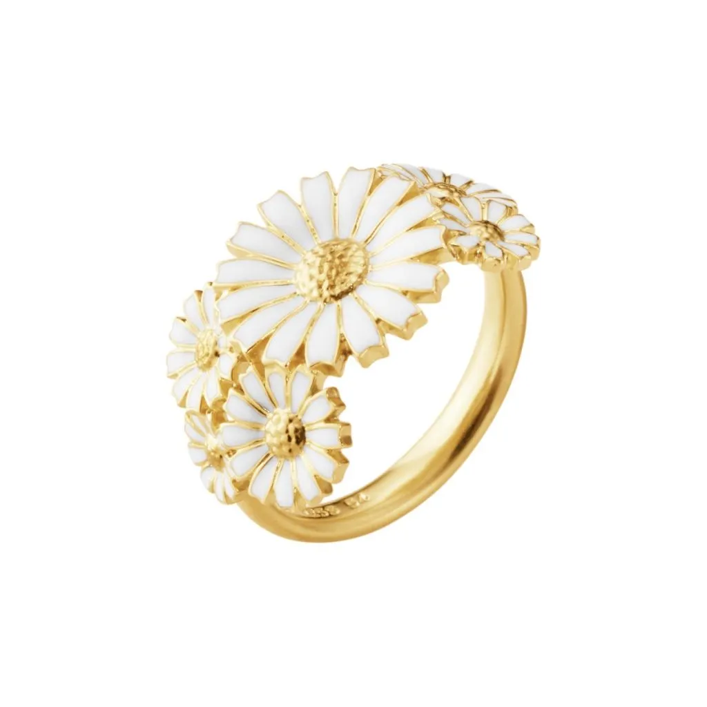 Georg Jensen Daisy I Lag forgyldt ring til kvinder - 20001672

