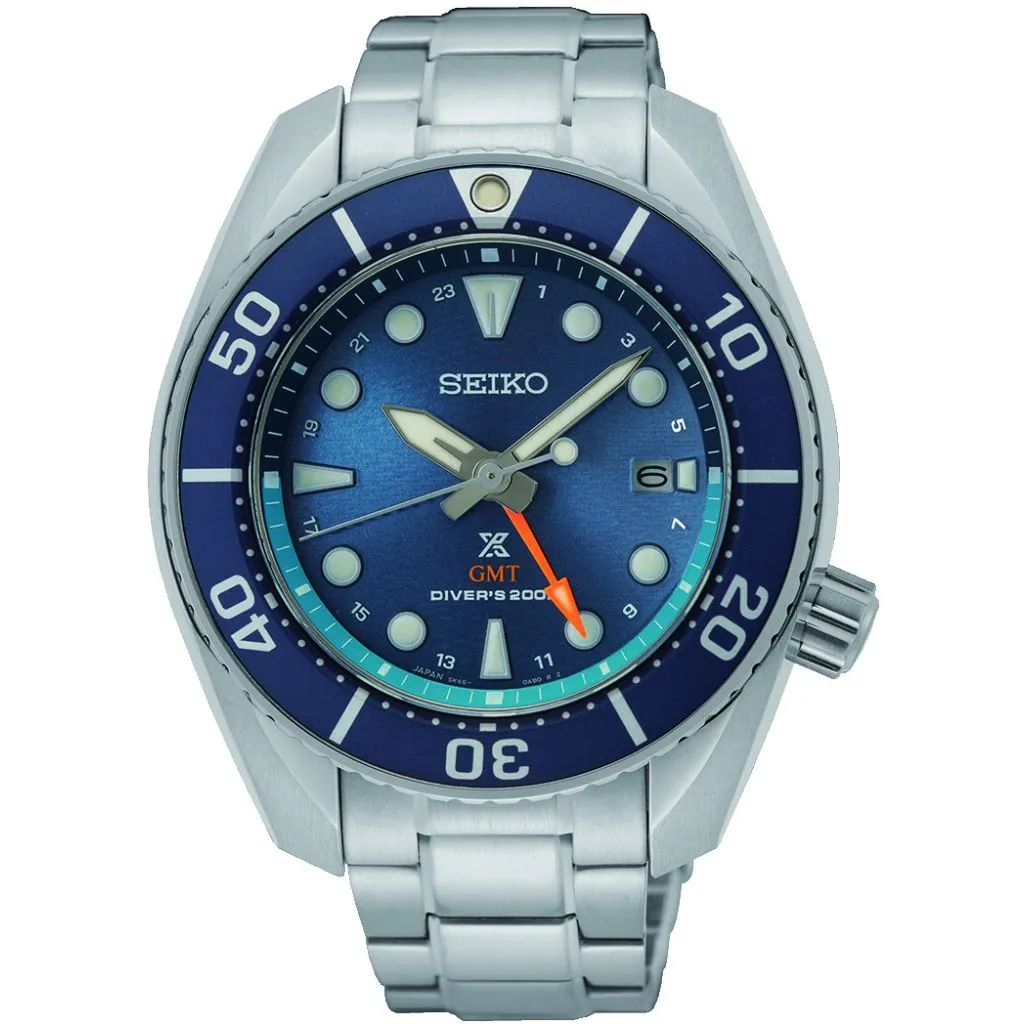 Seiko Prospex GMT SFK001J1 herreur med blå urskive

