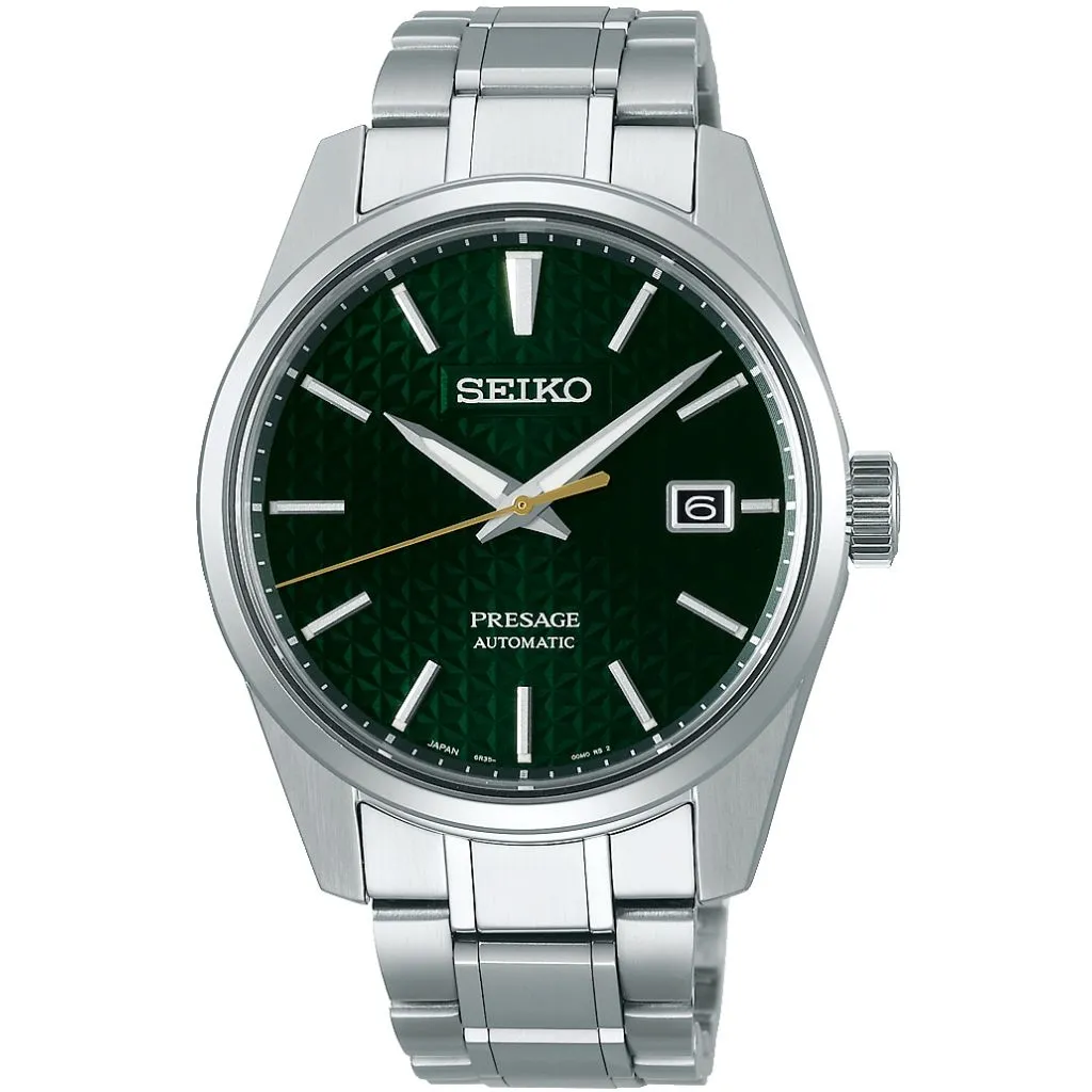 Seiko Presage SPB169J1 herreur med grøn urskive

