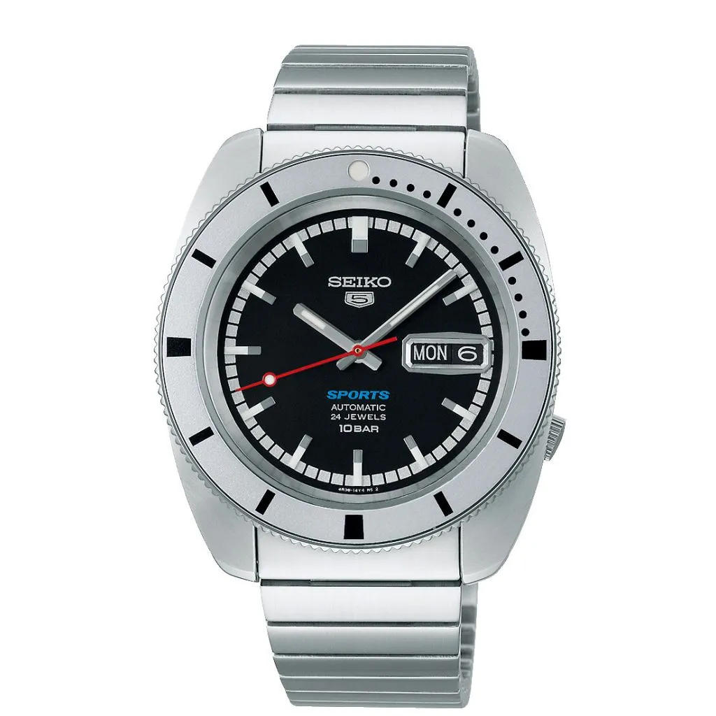 Seiko 5 Sports Automatic herreur SRPL05K1 med sort urskive

