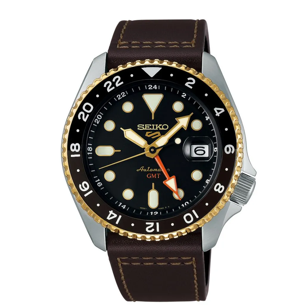 Seiko 5 Sports automatik herreur SSK036K1 sort urskive

