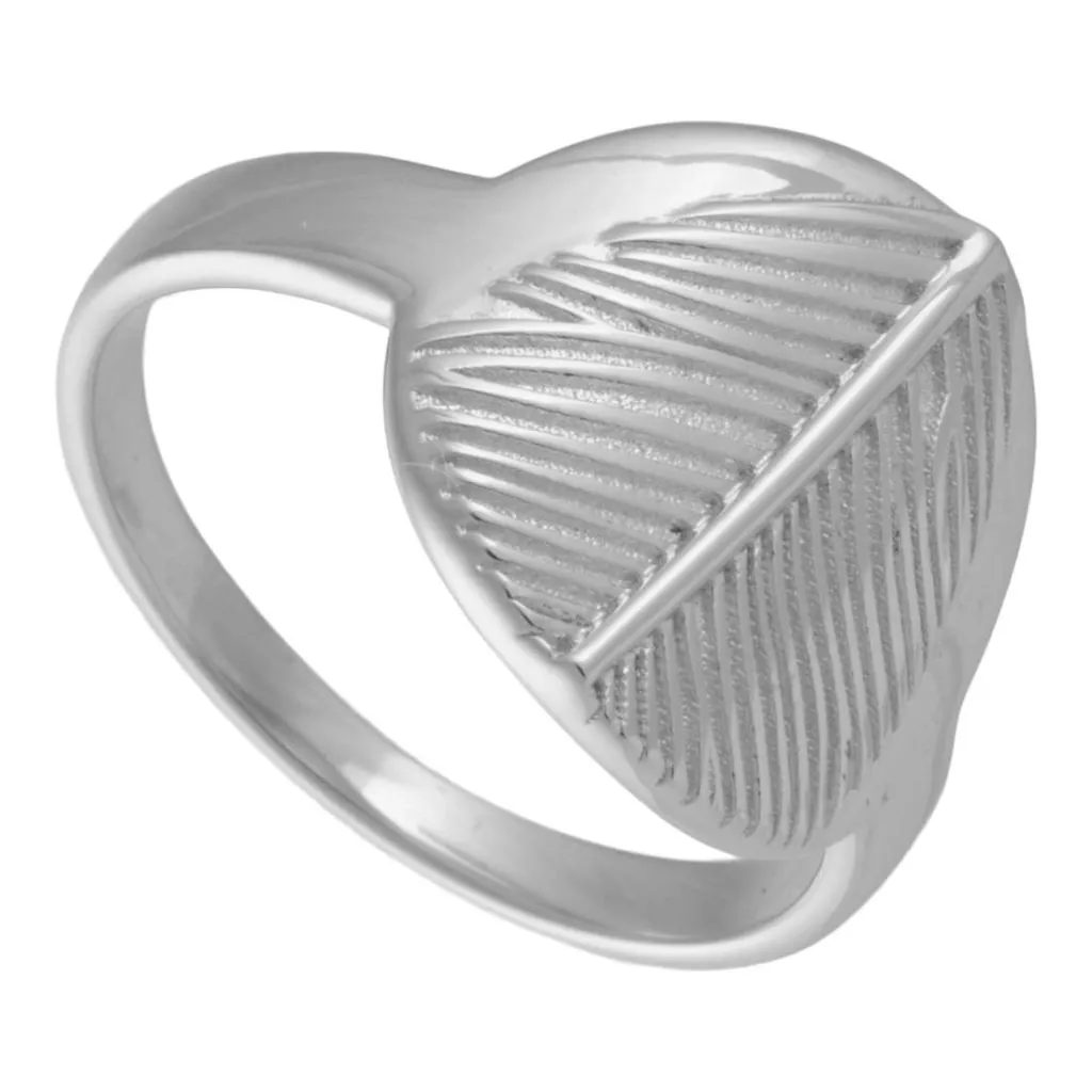 Aqua Dulce Leaf ring – sølv smykke til kvinder med naturinspiration