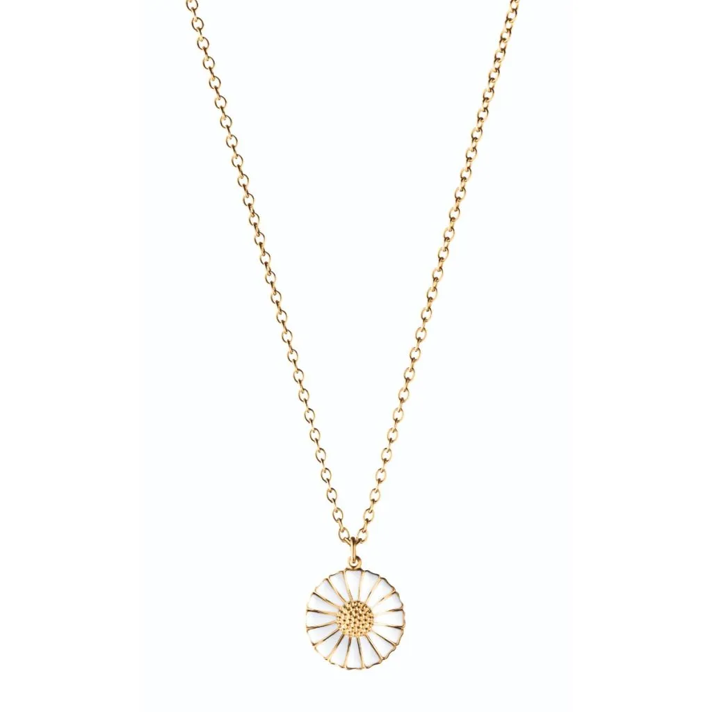 Georg Jensen Daisy Pendant Forgyldt Sølv 18mm
