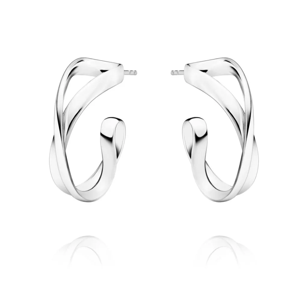 Georg Jensen Infinity Øreringe i Sølv