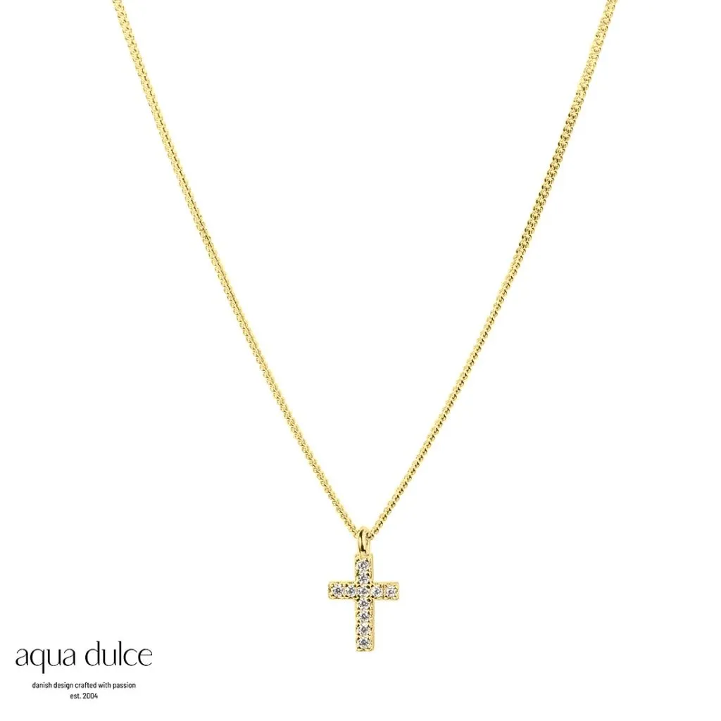Aqua Dulce - Cross - Halskæde - 4533