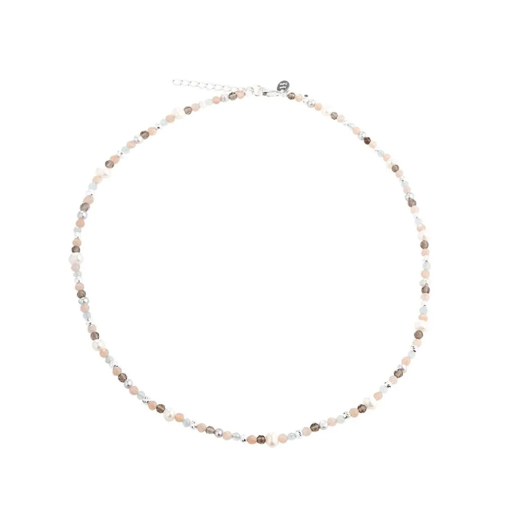 Aqua Dulce Miah Halskæde i Sølv - Model 5413