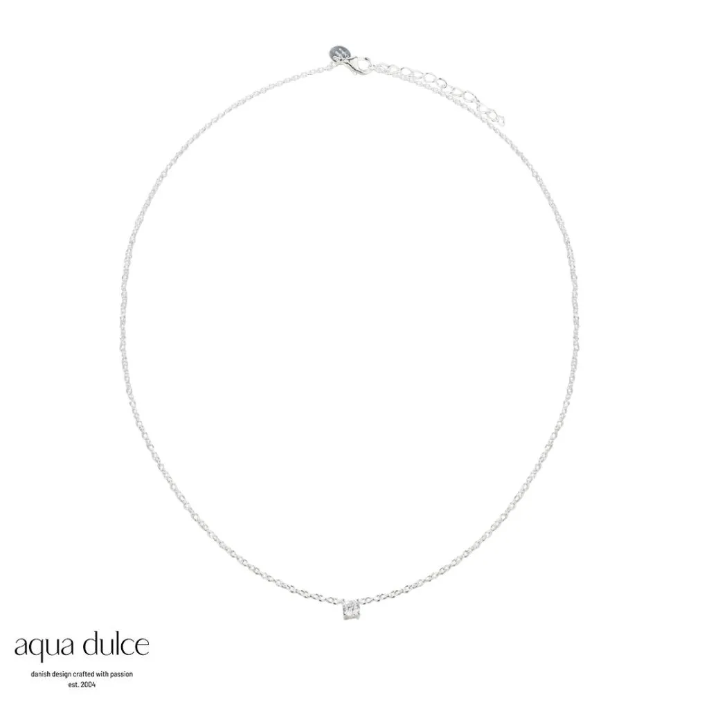 Aqua Dulce KAYA Halskæde i Sølv – Elegant Smykke til Kvinder