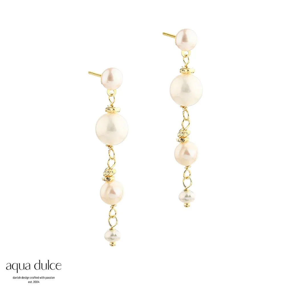 Aqua Dulce - GHITA SHORT PEARL - Ørestikker - 5833