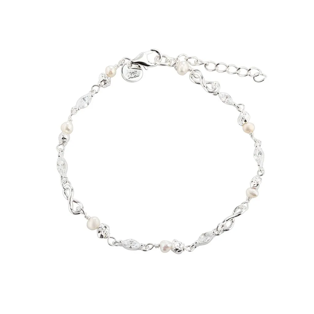 Aqua Dulce White Garden forgyldt sølv armbånd til kvinder 5967


