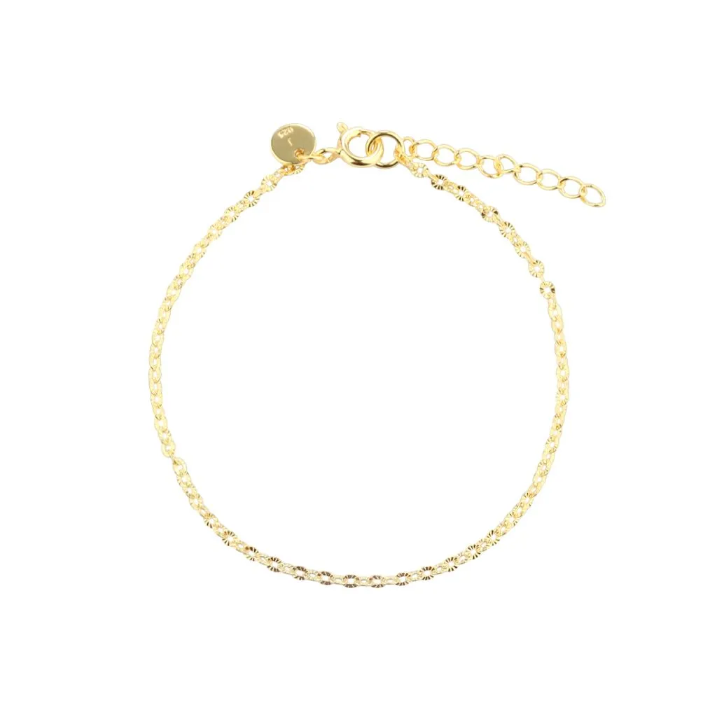 Aqua Dulce Fancy Armbånd i Forgyldt Sølv til Kvinder