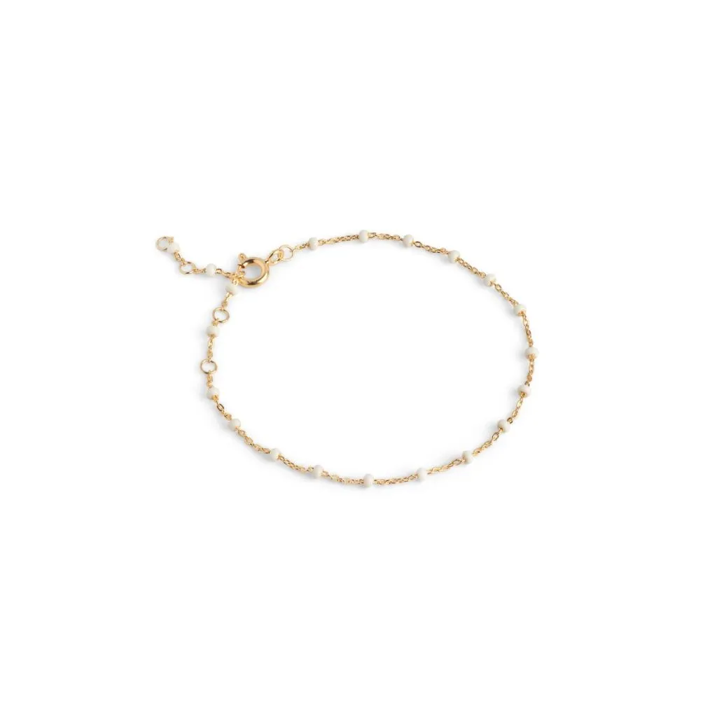 Enamel Lola Daisy Armbånd B66G_2-Daisy – Forgyldt Armbånd til Kvinder

