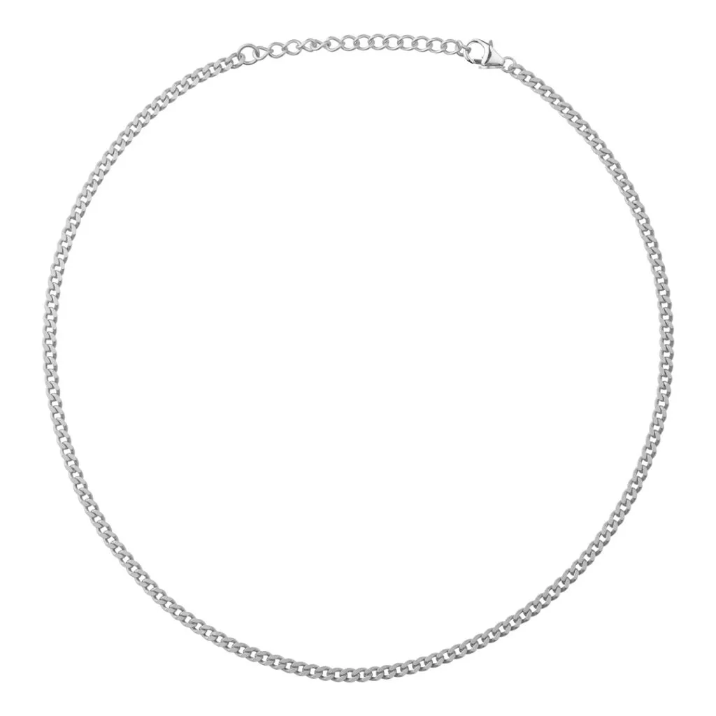 Elegant sølv halskæde til kvinder