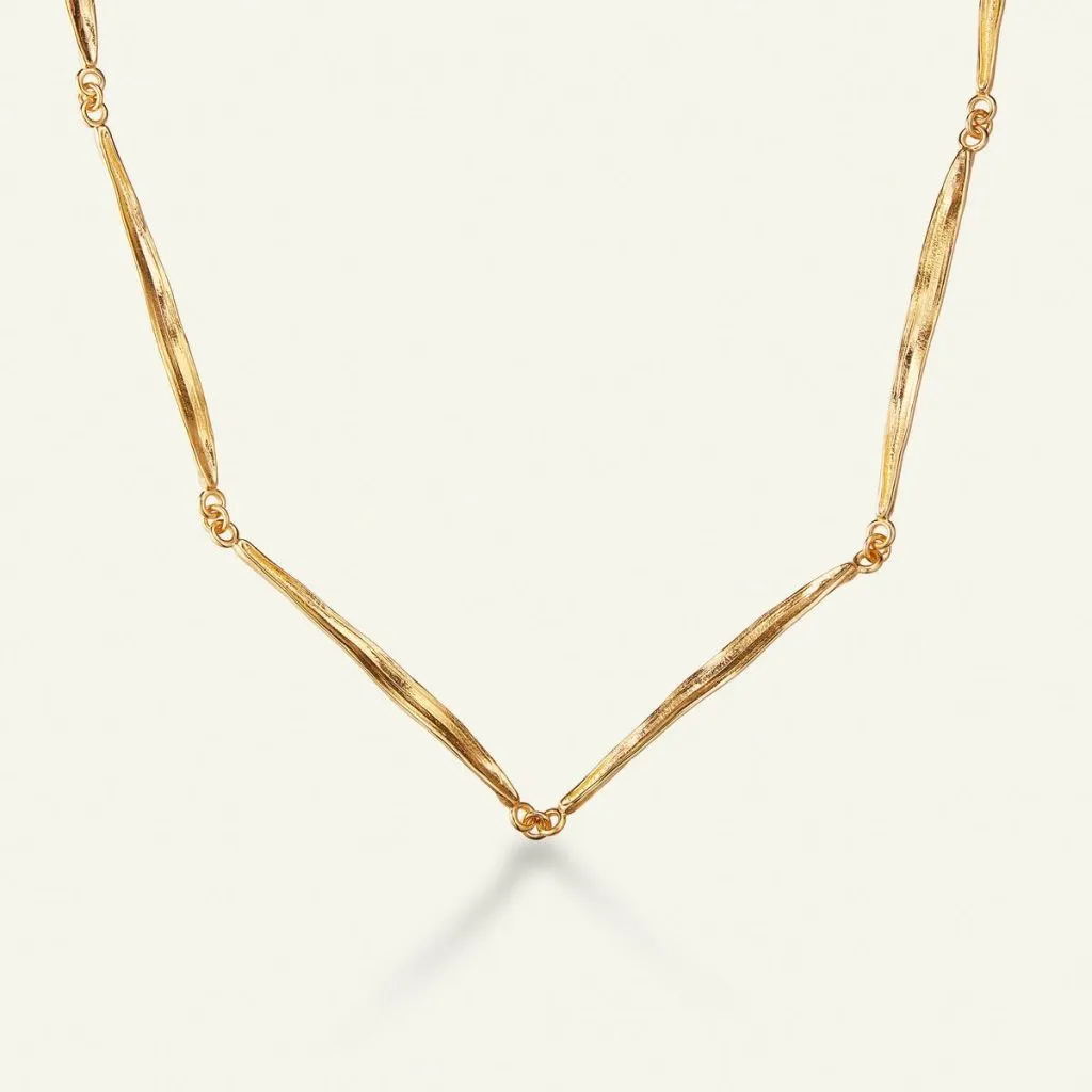 Flora Danica - Græs - Halskæde - GR-Ne-G