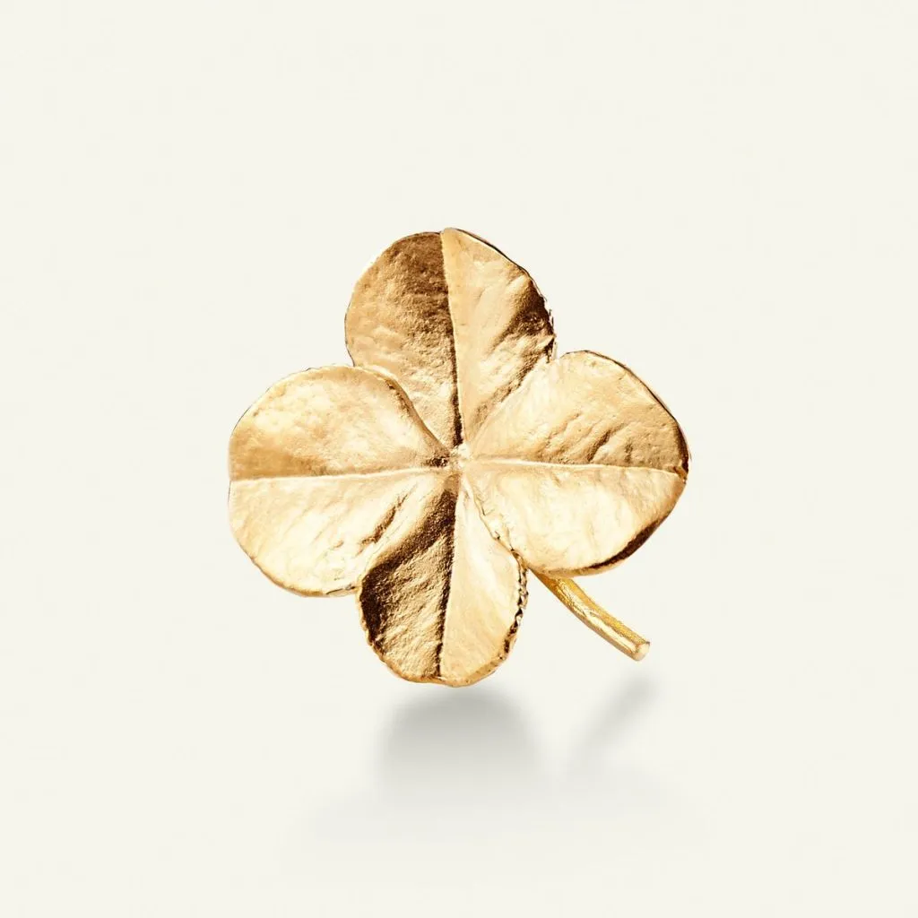 Flora Danica - Firkløver - Broche - FLC-Bro-G