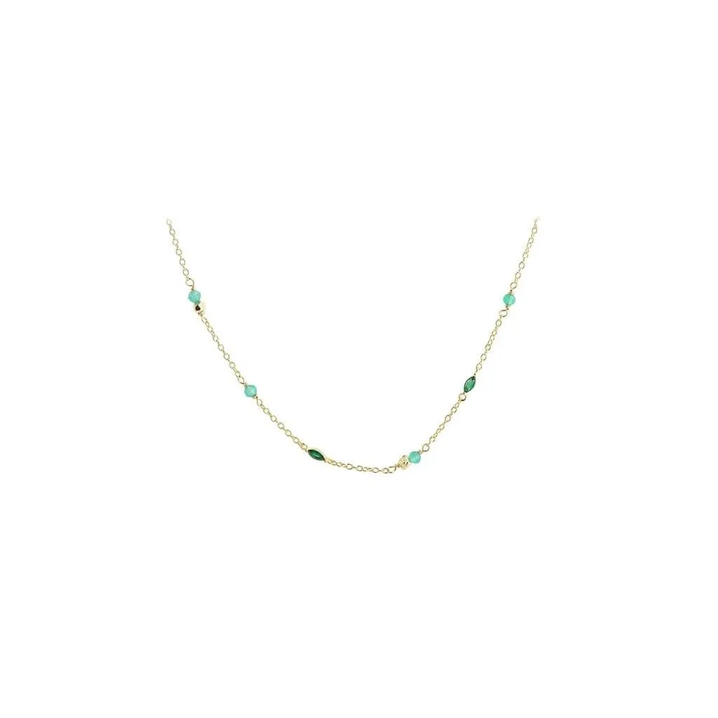 Aqua Dulce - Green Garden - Halskæde - 5980