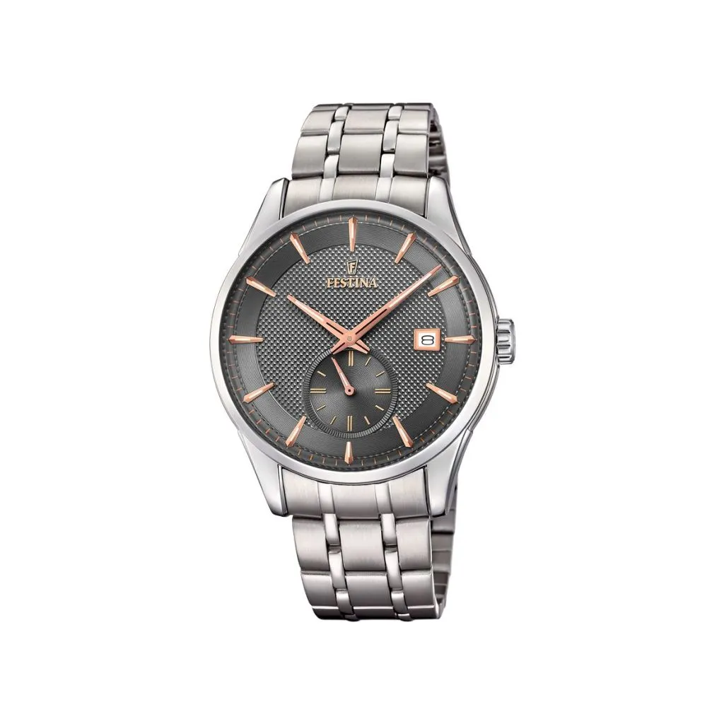 Festina Classic herre ur 20276/3 med grå urskive og quartz urværk
