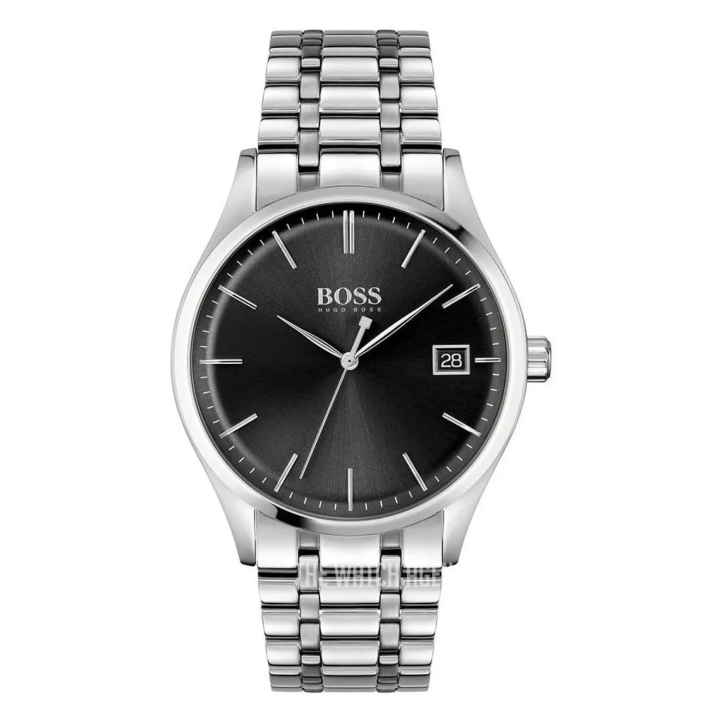 Hugo Boss Commissioner herreur 1513833 med sort urskive og quartz urværk
